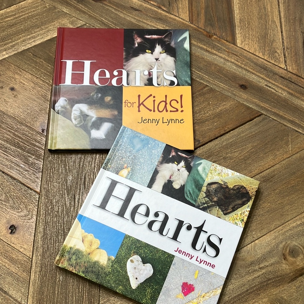 Hearts books by Jenny Lynne. Hearts & Hearts for Kids! Brand New! Inspiration